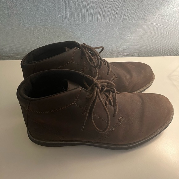 Timberland Edgemont Chukka Ankle Boots Brown Suede Lace Up - Picture 6 of 14